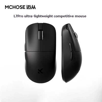 MCHOSE L7 Gaming Mouse 8K Polling Rate Customized Mouse With 8K Dongle 2.4g BT Wireless 39g Lightweight Low Latency Gaming Mouse