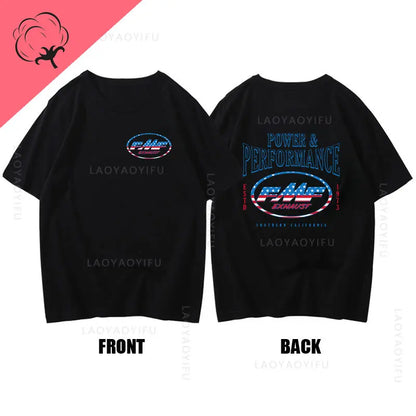 Jualan Panas Ekzos FMF Racing Ama Motocross Tee Pakaian Fesyen Leher Bulat Lengan Pendek Musim Panas Mens Cool Top 100% Cotton T Shirt 