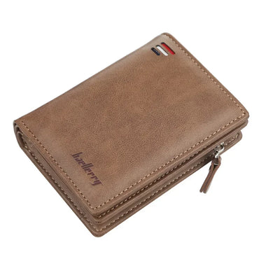 2024 New PU Leather Men Wallets High Quality Zipper Short Desigh Card Holder Male Purse Vintage Coin Holder Men Wallets