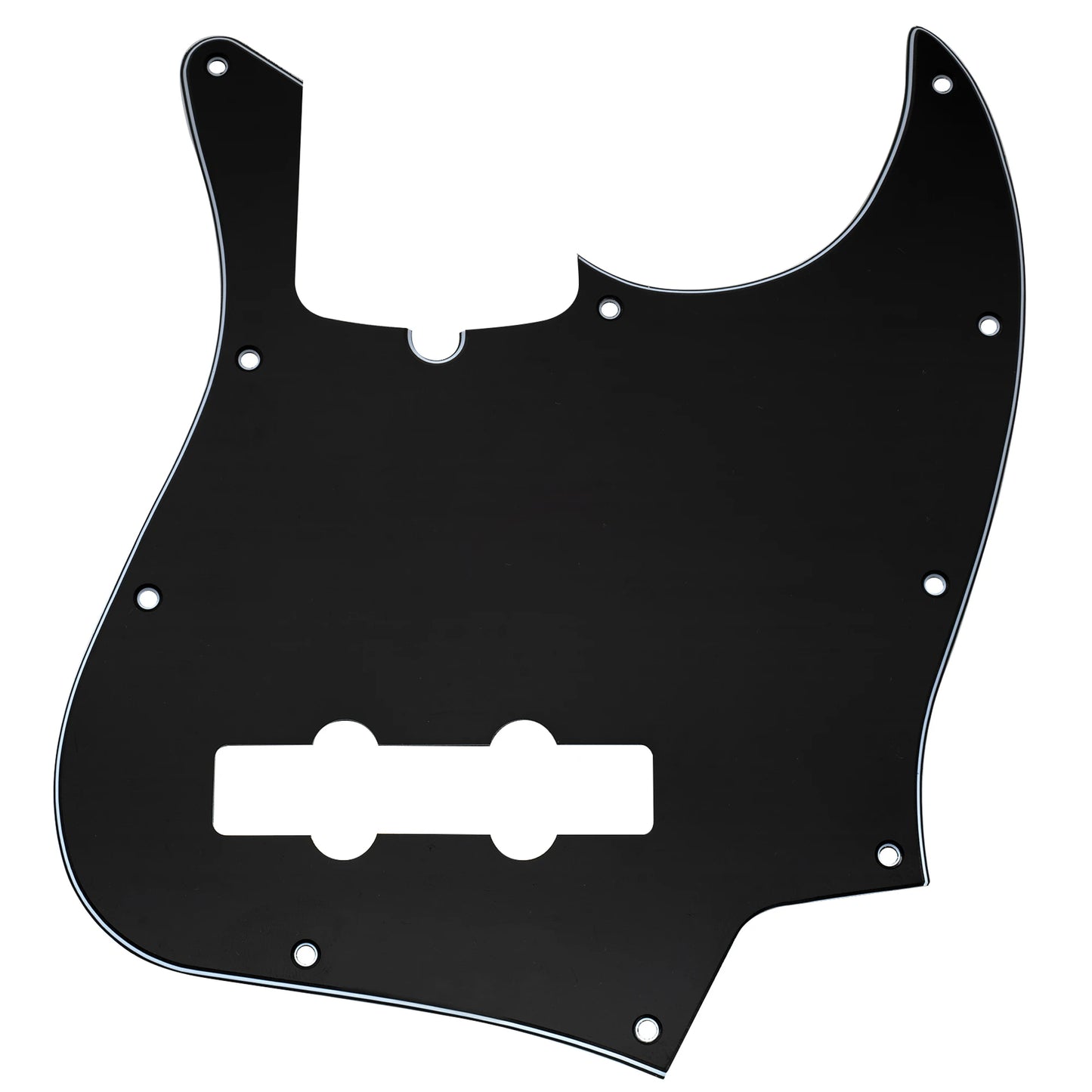 Musiclily Pro 10 Lubang Gaya Moden J Bass Pickguard untuk 4 String American Jazz Bass