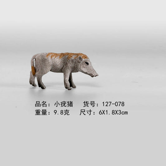 Realistic Wild Animal Models Rare Forest Animal Figurines Action Figure Toys,Malay Tapir,Anteater,Badger Model Educational Toys