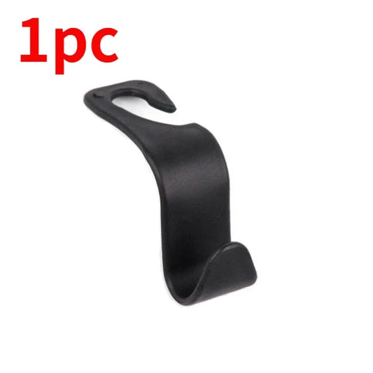 Multifunctional Car Seat Back Hook Double Head Phone Hanger Headrest Hanging Bag Storage Hanger Car Interior Accessories