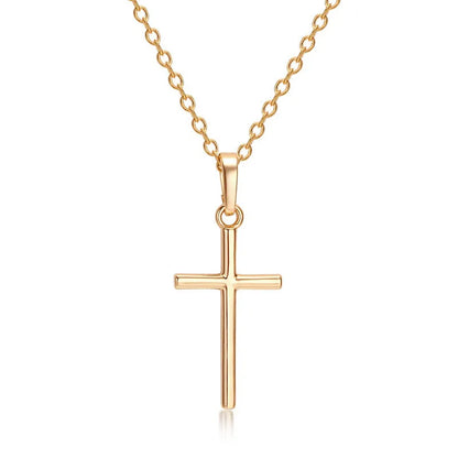 Pendant Hip Hop Cross Accessories Necklace Women Korean Fashion Kpop Emo Chain Collar Choker Valentines Gift Charm Jewelry 2024