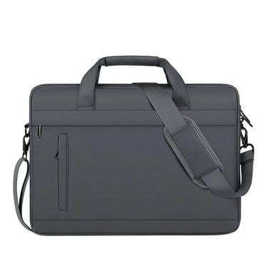 Beg Briefcase Lelaki Perniagaan Jenama Terkenal Kulit Bahu Messenger Beg Kalis Air Beg Tangan Pejabat 15 inci Beg komputer riba 