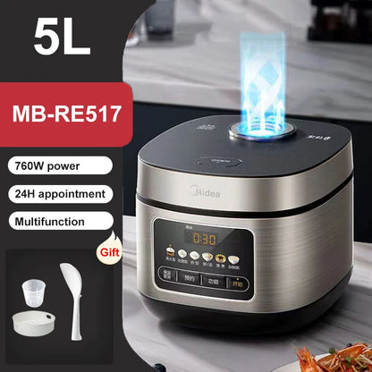 Midea 4L/5L Electric Rice Cooker Non-stick Household Multifunctional Electric Cooker Fully Automatic Kitchen Appliances