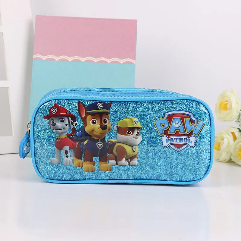 Paw Patrol Pencils Cases Cartoon Frozen Princess Sophia Marvel Avengers Spiderman Cars Student Pvc Pencil Bags School Supplies