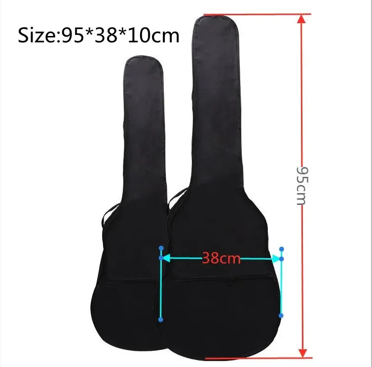 Oxford Fabric Guitar Bag Soft Double Shoulder Straps Padded Acoustic Guitar Waterproof Backpack Instrument Bags Case Guitar