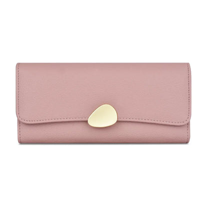 Fengdong fashion simple leather wallet for women red wallet female card long wallet female leather credit card holder wallet