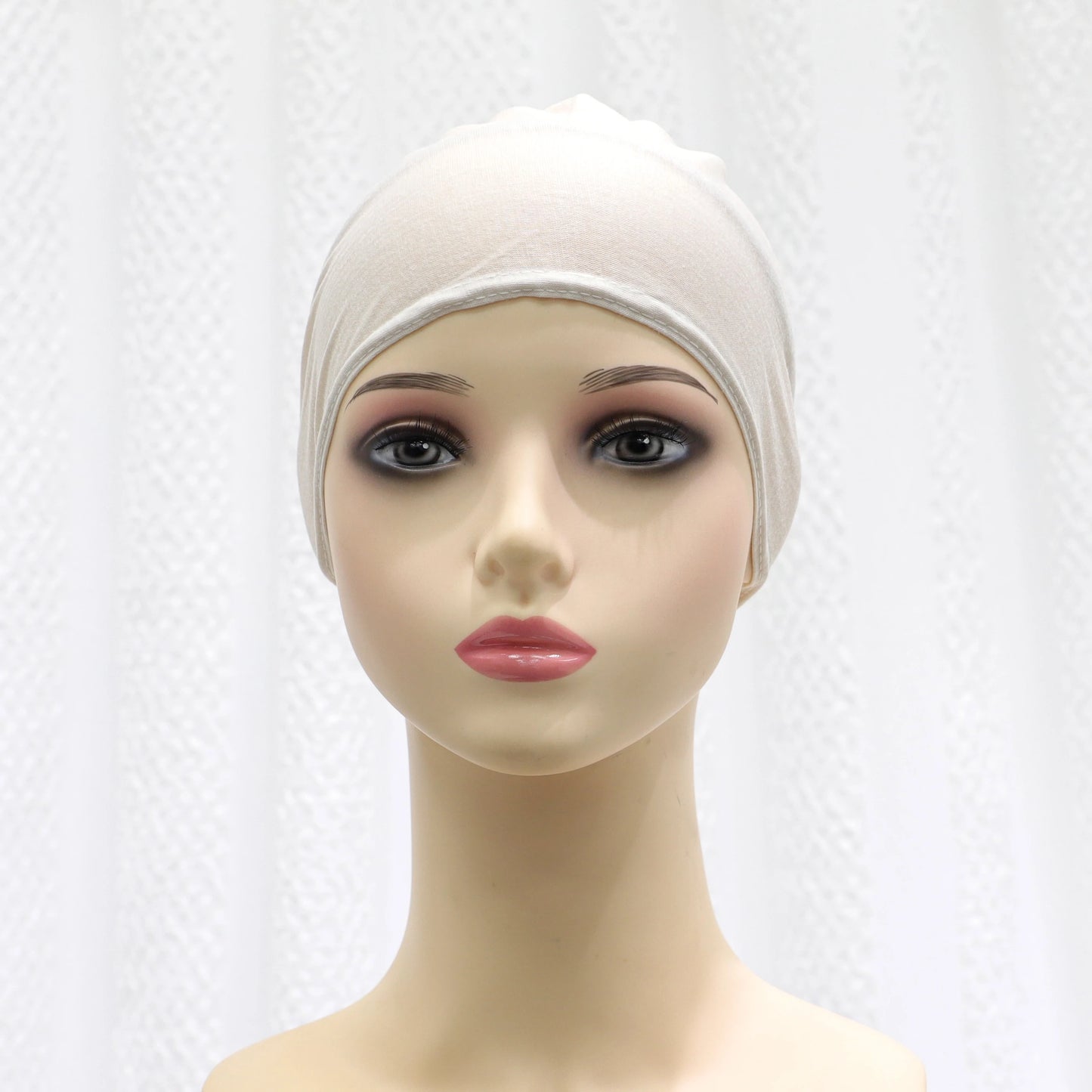 2024 summer new solid color Middle Eastern Malay headscarf solid color Muslim strap bottoming hat headscarf