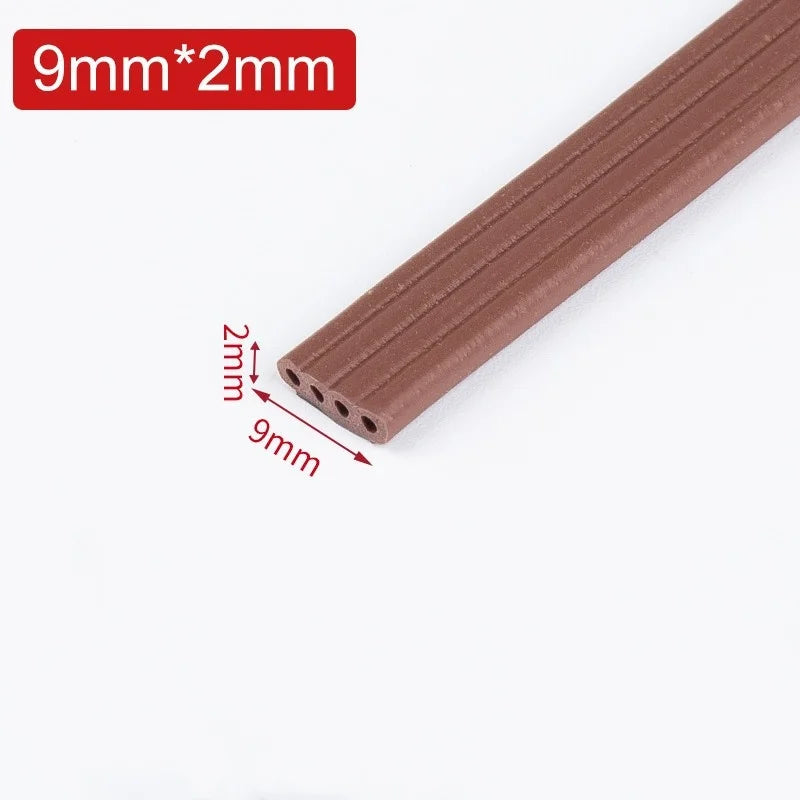 6m Silicone Door and Window Self-adhesive Sealing Soundproofing Strip Door Window Insulation Anti-collision and Windproof Strip