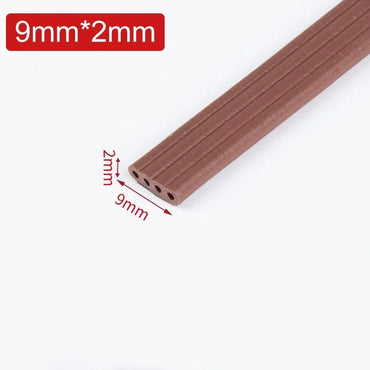 6m Silicone Door and Window Self-adhesive Sealing Soundproofing Strip Door Window Insulation Anti-collision and Windproof Strip