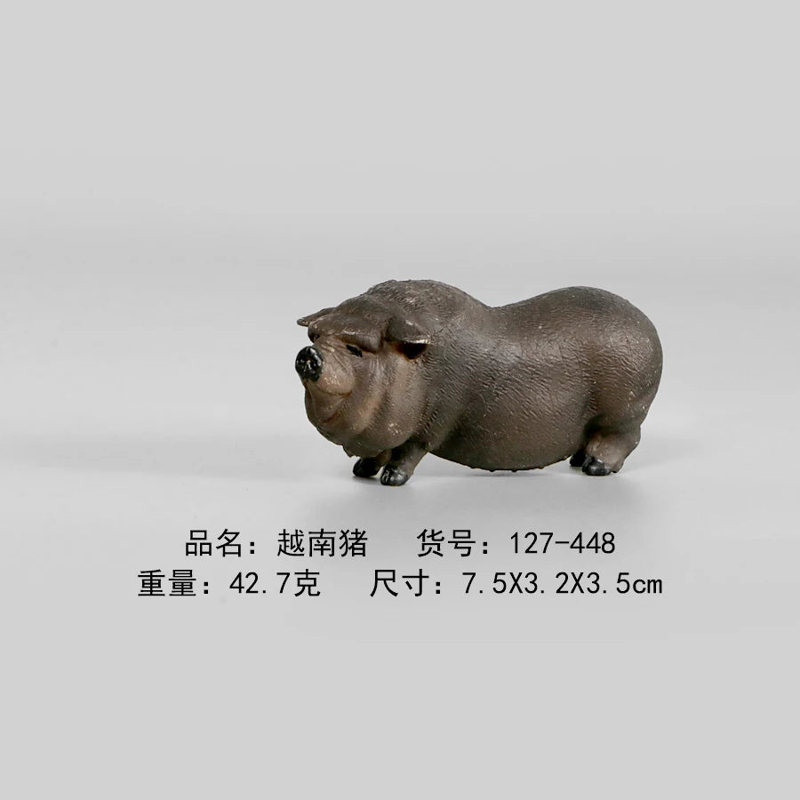 Realistic Wild Animal Models Rare Forest Animal Figurines Action Figure Toys,Malay Tapir,Anteater,Badger Model Educational Toys