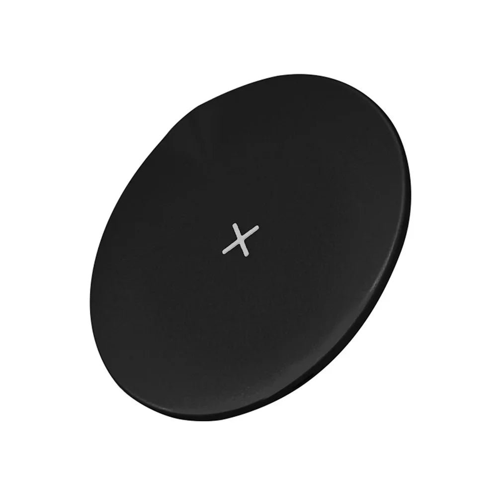 15W Wireless Charger Type-C Fast Charging Pad Ultra-thin Round Mobile Phone Charging Dock Cable Wireless Charger