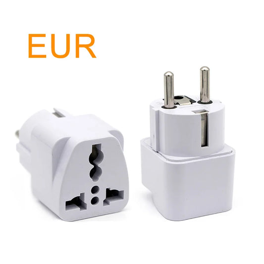 European EU Plug Adapter Japan China American Universal UK US AU To EU AC Travel Power Adapters Converter Electrical Charger