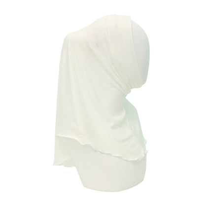 Modal Instant Hijabs for Woman Muslim Islam Turban Solid Mini Style Scarf Amira Soft Plain Colors Ready to Wear Hijab Undercaps