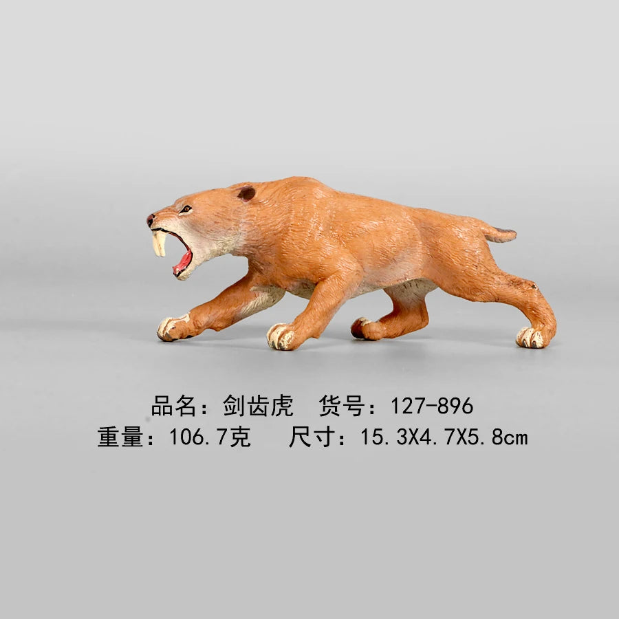 Realistic Wild Animal Models Rare Forest Animal Figurines Action Figure Toys,Malay Tapir,Anteater,Badger Model Educational Toys