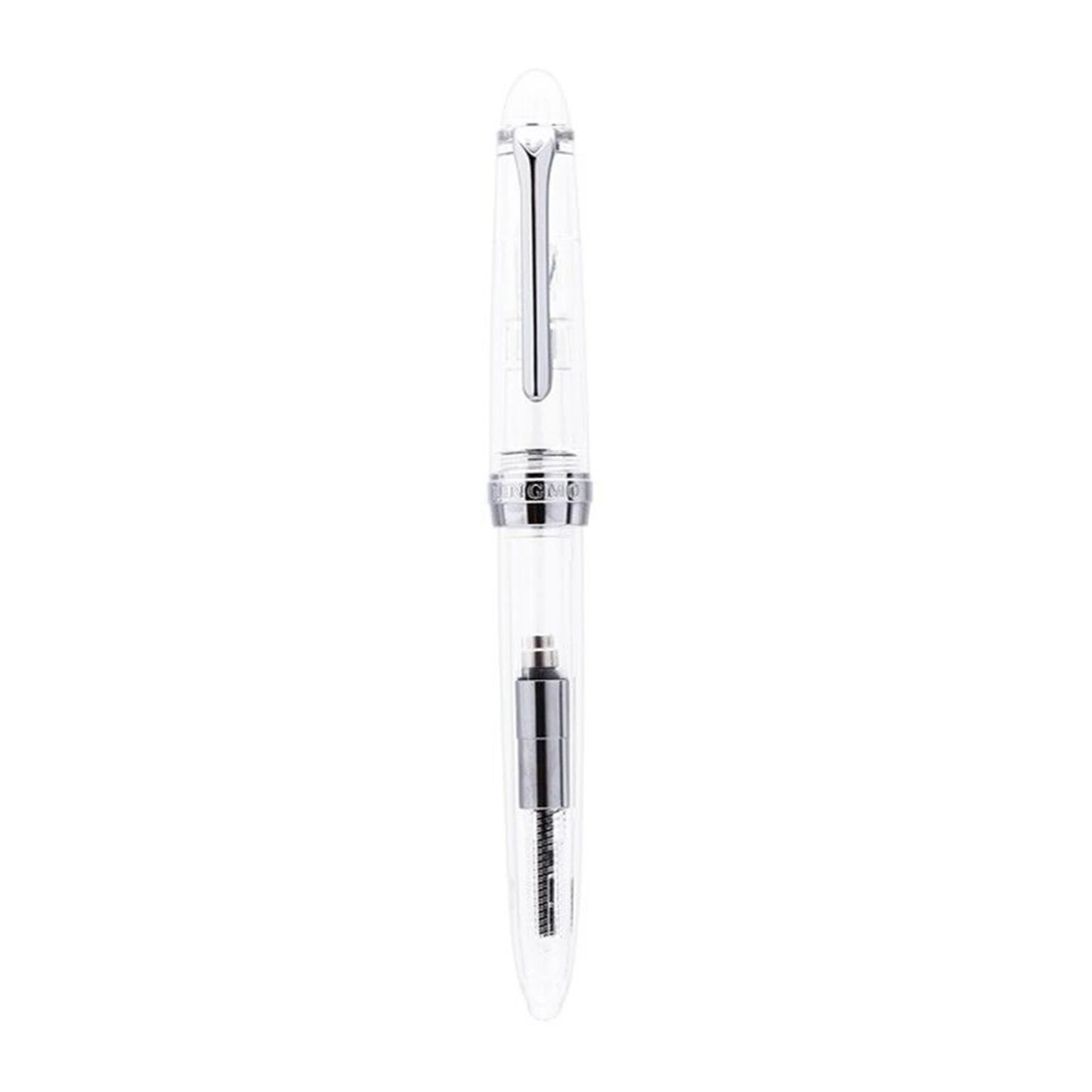 New LORELEI Acrylic Fountain Pen Fine 0.5mm EF Nibs school supplies Office writing Pen Silver Clip Red gift for students