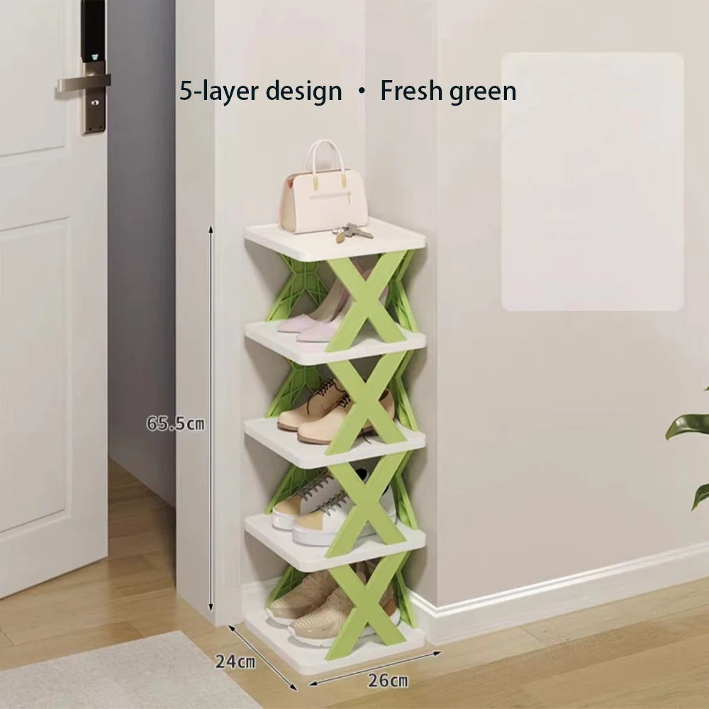 Shoes Racks Storage Organizer Detachable Shoe Racks Saves Family Household Rack Multi Layer Simple Shoes Shelf Color Cabinet