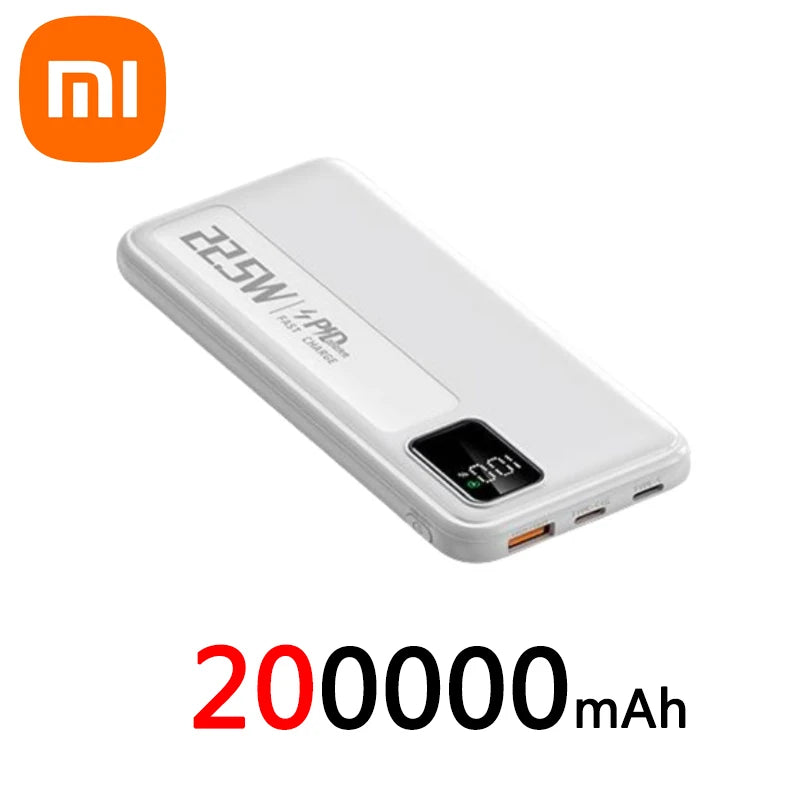 Xiaomi Power Bank 200000mAh Power Bank Portable Power Bank Fast Charge iPhone Power Bank Outdoor Travel Emergency Power Bank