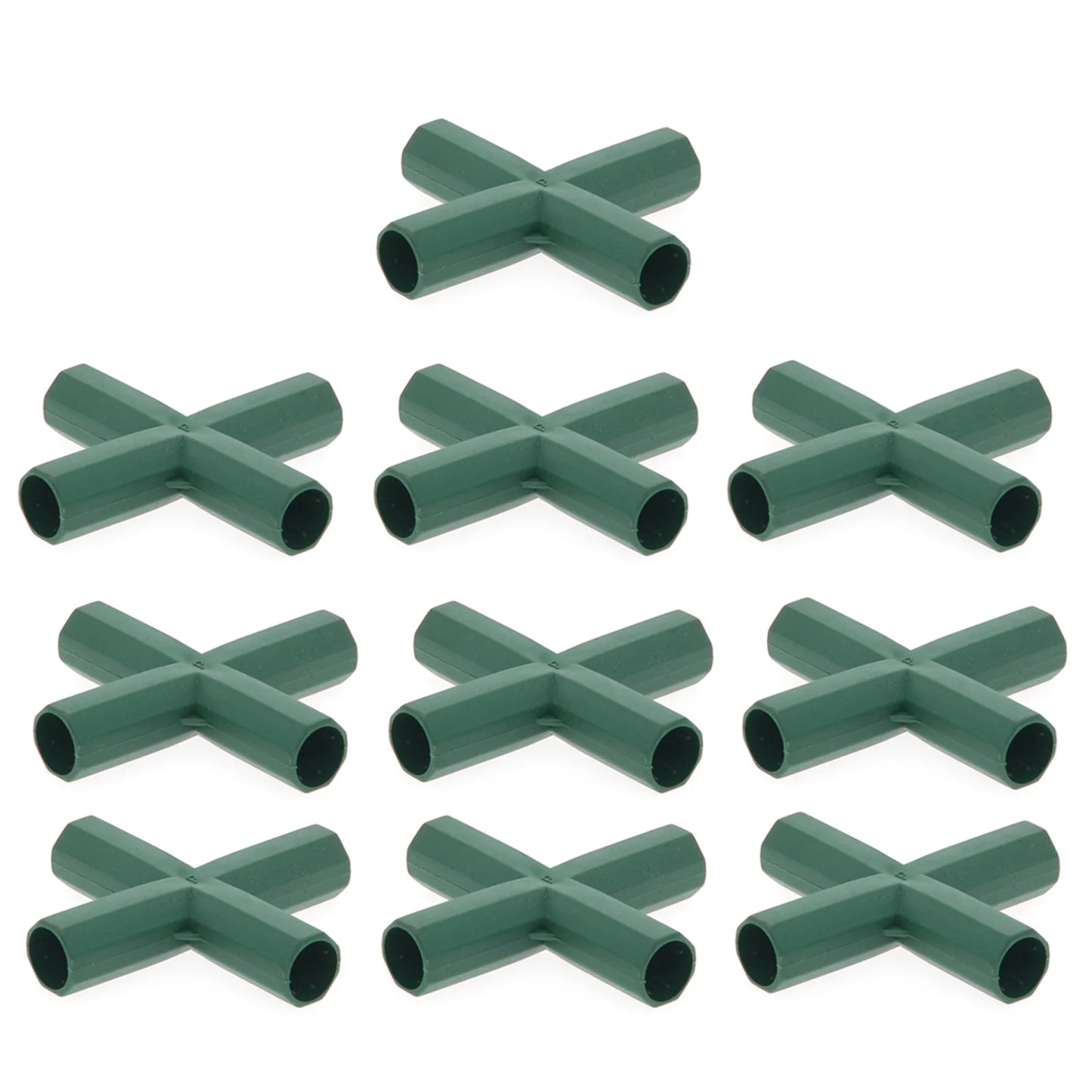 10pcs 16MM PVC Fitting Stabil Sokongan Tugas Berat Rangka Rumah Hijau Penyambung Bangunan Sudut Kanan 3 4 5-hala Penyambung Alat Taman 