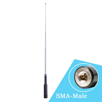 REVEX Telescopic BNC Radio Antenna for ICOM V8 V80 IC-V82 IC-U82 W32 IC-F3 F11 F14 F15 F16 Kenwood TK300 TK360 TK370 TK370G