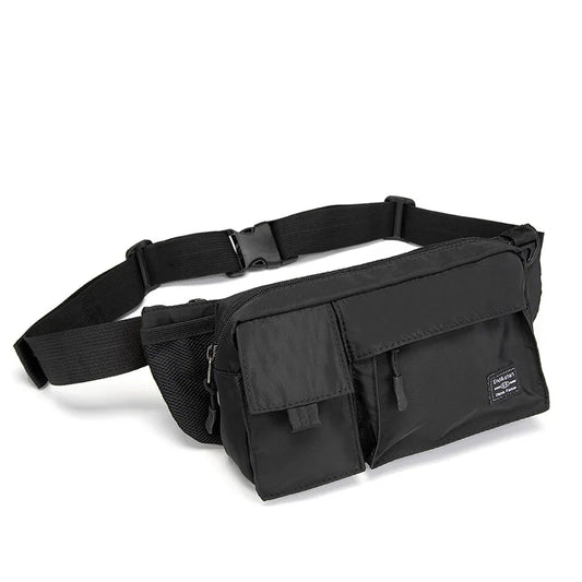Men's Chest Bag Essentials Small Satchel Man's Waist Shoulder Designer Pack Male Motorcycle Side Canvas Belt Bags 2024 new style