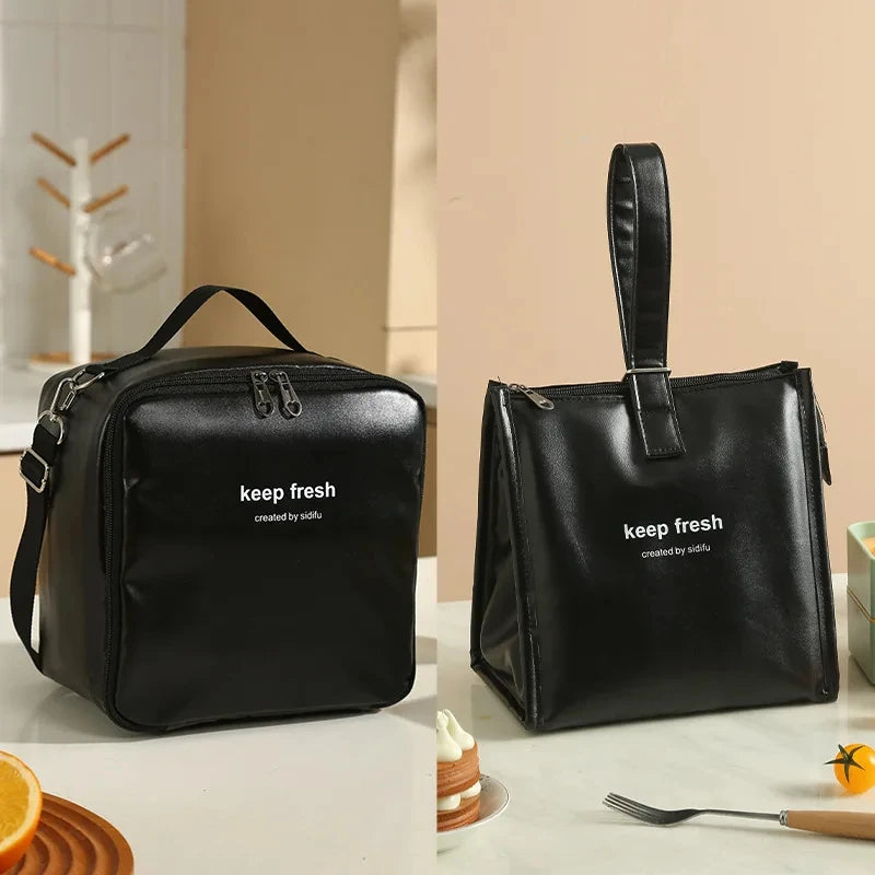 Beg Bento satu bahu Beg Kotak Makan Tengahari Pelajar Beg Makan Tengahari Mudah Alih Pekerja Pejabat Membawa Beg Makan Tengahari Beg Penebat Terma