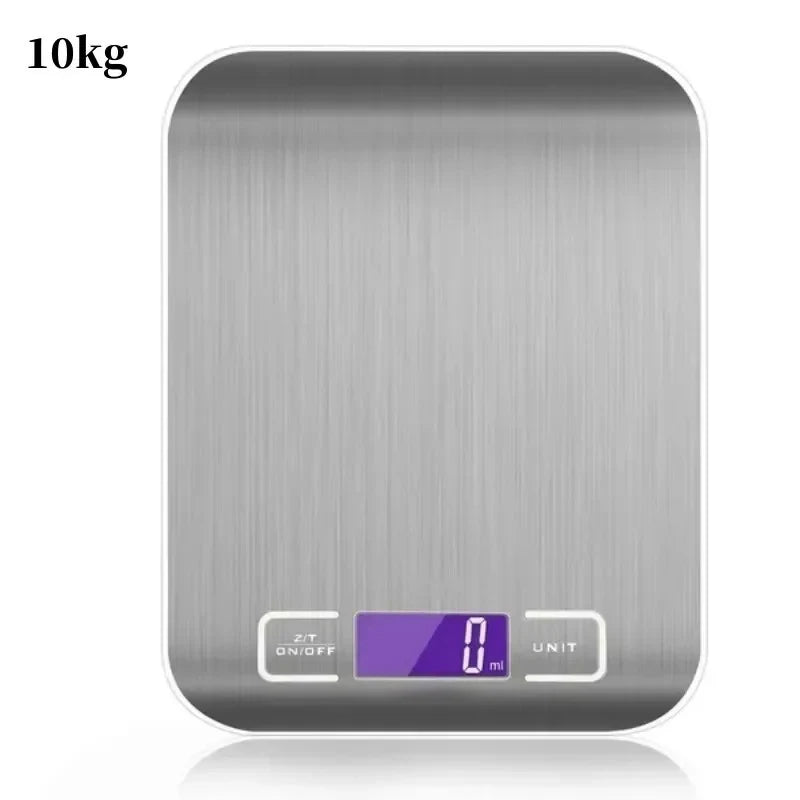 Portable Electronic Digital Kitchen Scale With Timer High Precision LED Display Household Weight Balance Measuring Tools