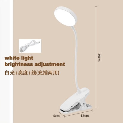 LED Desk Lamp Stepless Dimmable Night Light USB Rechargeable Eye Protection Foldable Table Lamp For Bedroom Bedside Desk