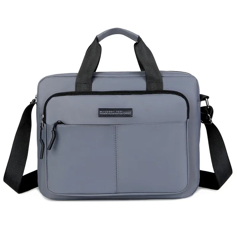 New Men's Large-capacity Horizontal Shoulder Bag Messenger Bag Briefcase Multifunctional Simple A4 Book Handbag Business Bag 가방