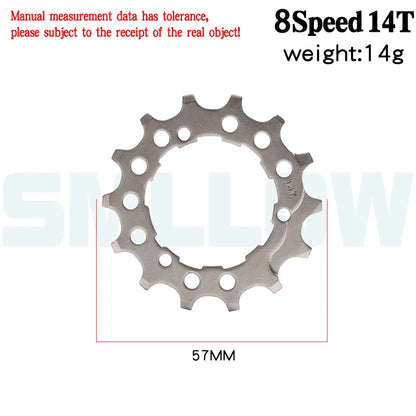 Mountain Bicycle Flywheel Teeth 11T 12T 13T 14T 15T 16T 17T 18T 19T 21T 8 SpeedSteel Freewheel Gear Denticulate Repair Parts