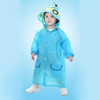 Raincoat Kids Cartoon Animal Style Waterproof Kids Raincoat Baby Raincoat for Children Rain Coat Rainwear Rain Coat Kids