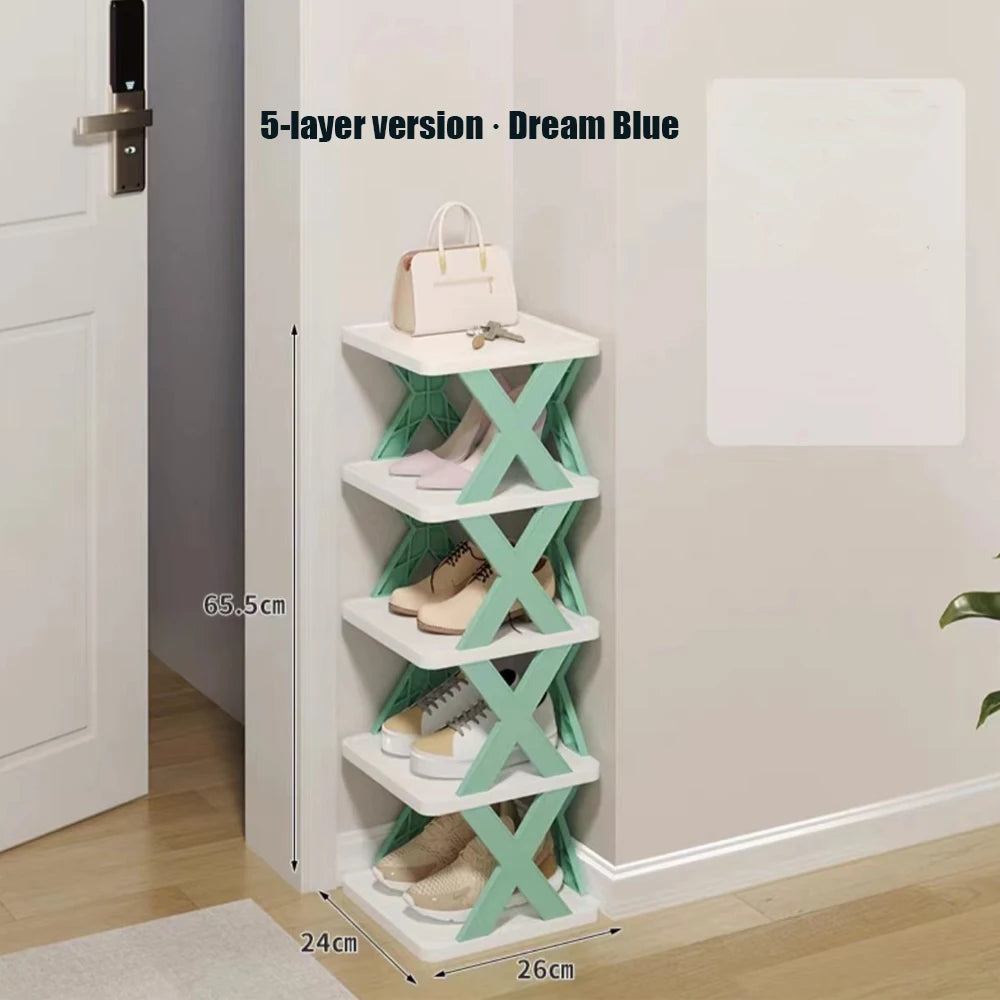 Shoes Racks Storage Organizer Detachable Shoe Racks Saves Family Household Rack Multi Layer Simple Shoes Shelf Color Cabinet