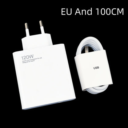 Poco F4 Gt Charger Original XiaoMi 120W Turbo Fast EU US Charging Power Supply Adapter For RedMi Note 13 12 11T Pro Mi 13 Ultra