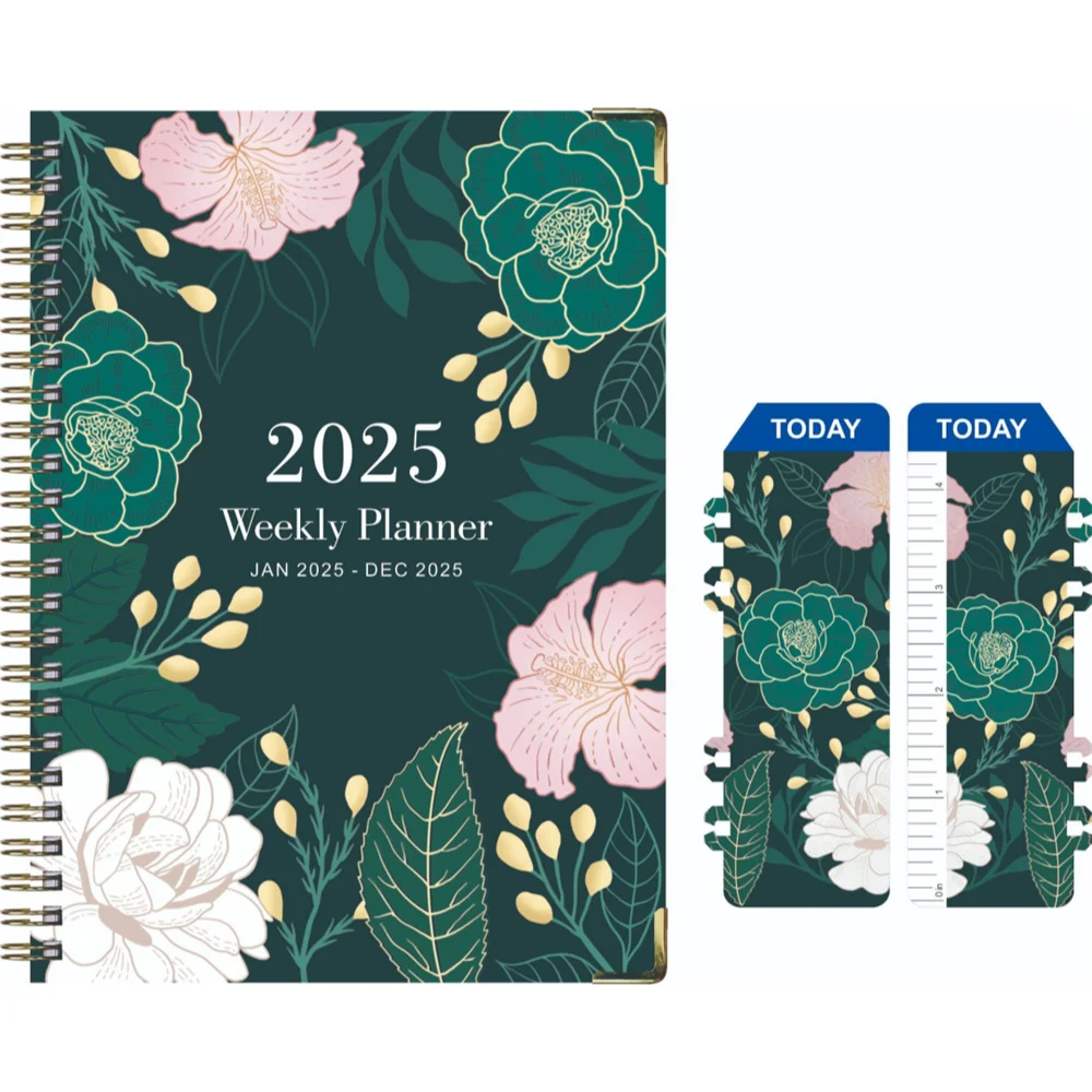 A5 2025 Daily Planner Notebook Journal Time Management Coil Notebook Daily Student Schedules To Do List English Notebook