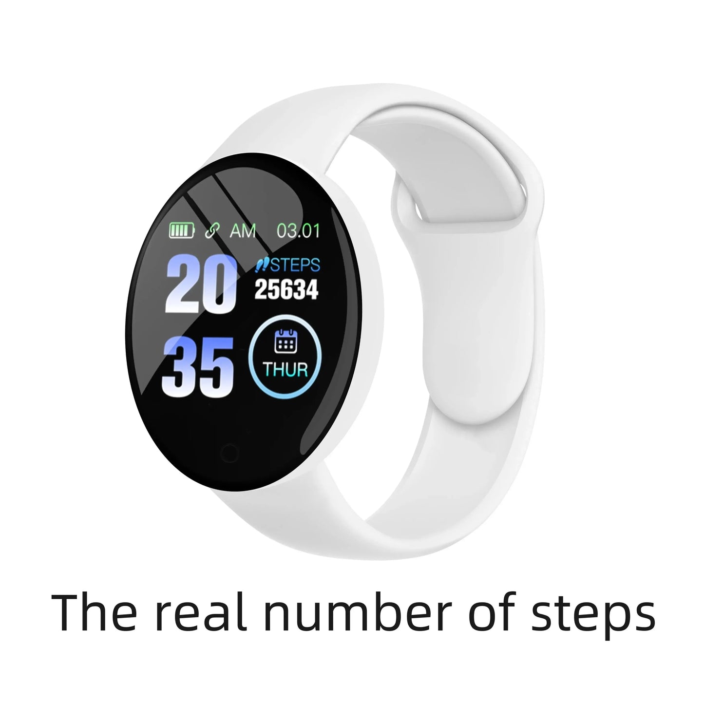 B41 Real Stepcount Smart Watch Multi Function Step Connected Smart Watch Untuk Lelaki Dan Wanita Sesuai Untuk Android Dan 