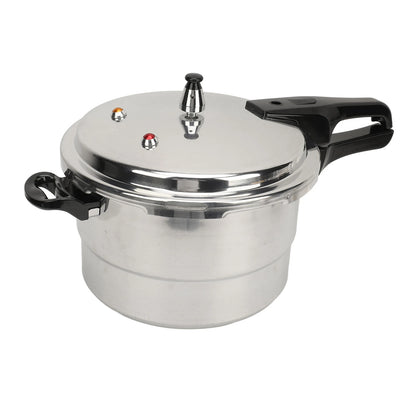 Stovetop Pressure Cooker Rapid Heat Conduction Safety Valves Multi Purpose Anti Clogging Pressure Cooker Universal for Stewing