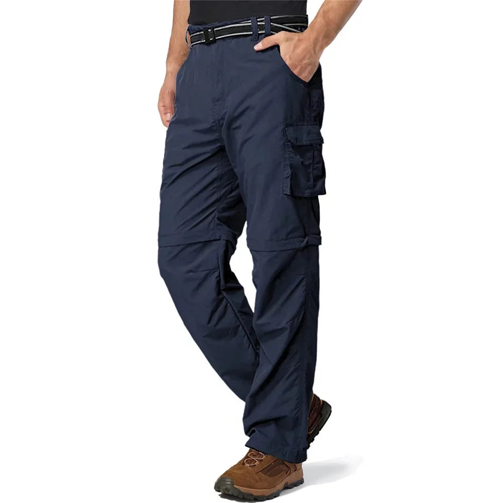 TACVASEN Men's Zip Off Hiking Pants Convertible Shorts Cargo Work Pants Lightweight Breathable Trousers Workwear Outdoor Bottoms