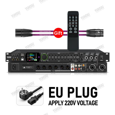 YUHSIU Karaoke Digital Effects Processor Bluetooth DSP Audio Processor Professional Microphone Sound Controller System Equipment