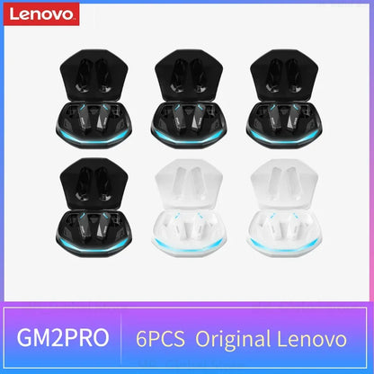 6PCS Choice Lenovo GM2 Pro 5.3 Earphones Bluetooth Wireless Earbuds Wireless Headphones Bluetooth Earphones for Xiaomi