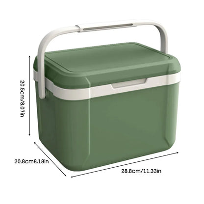 6/5L Cooler Box Portable Thermal Incubator Refrigerator Car Ice Chest Picnic Lunch Box Outdoor BBQ Camping Fishing Ice Case Box