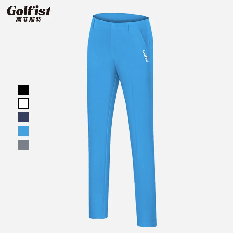 Golfist Golf Men's Summer Sports Pants Breathable Quick Dry Elastic Trouser Slim Fit Trousers Golf Tennis Sports Trousers