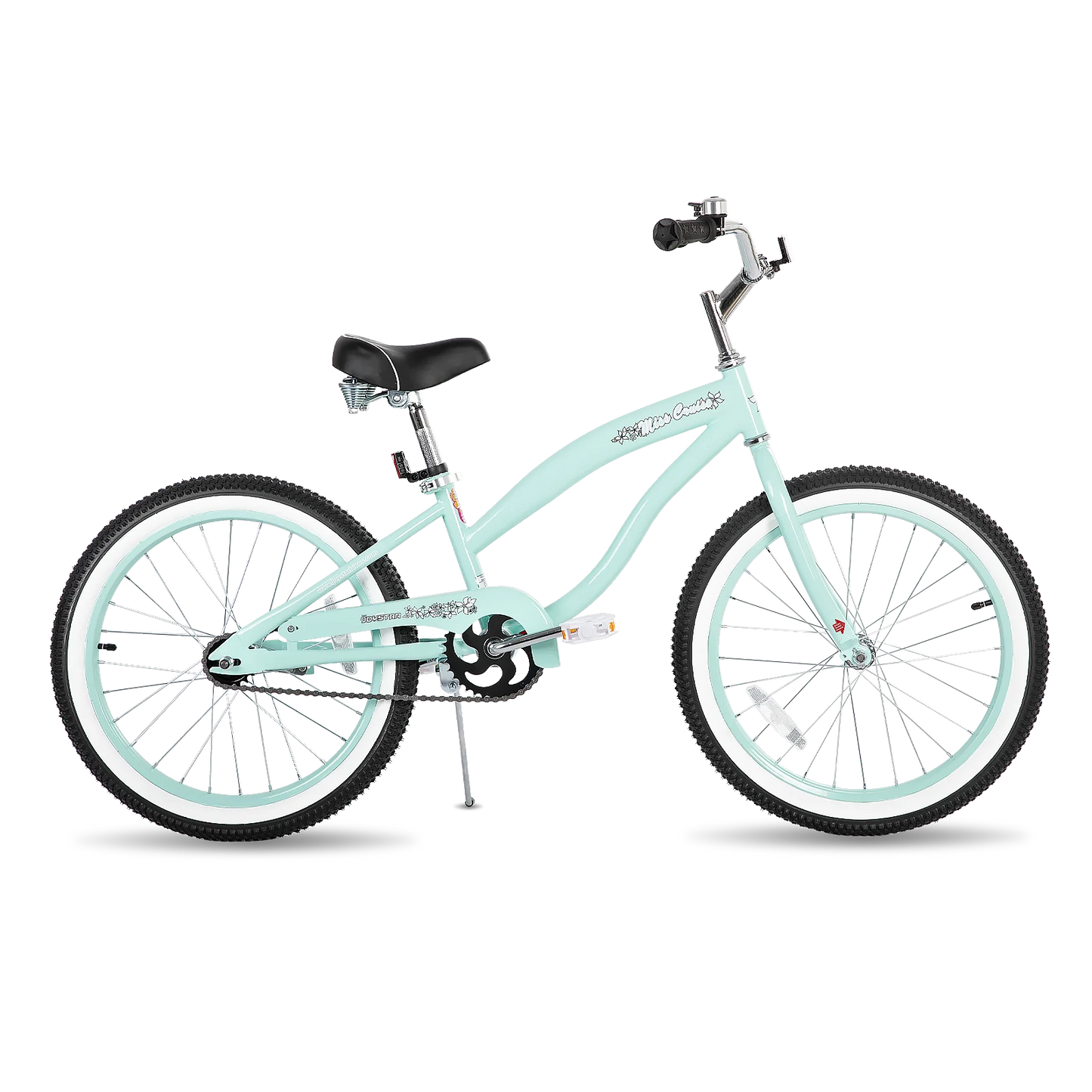 Basikal JOYSTAR 20" 24" Beach Cruiser untuk Perempuan, Lelaki, Lelaki dan Wanita, Basikal Cruiser Kanak-Kanak Laju Tunggal dengan Brek Coaster, Mul 