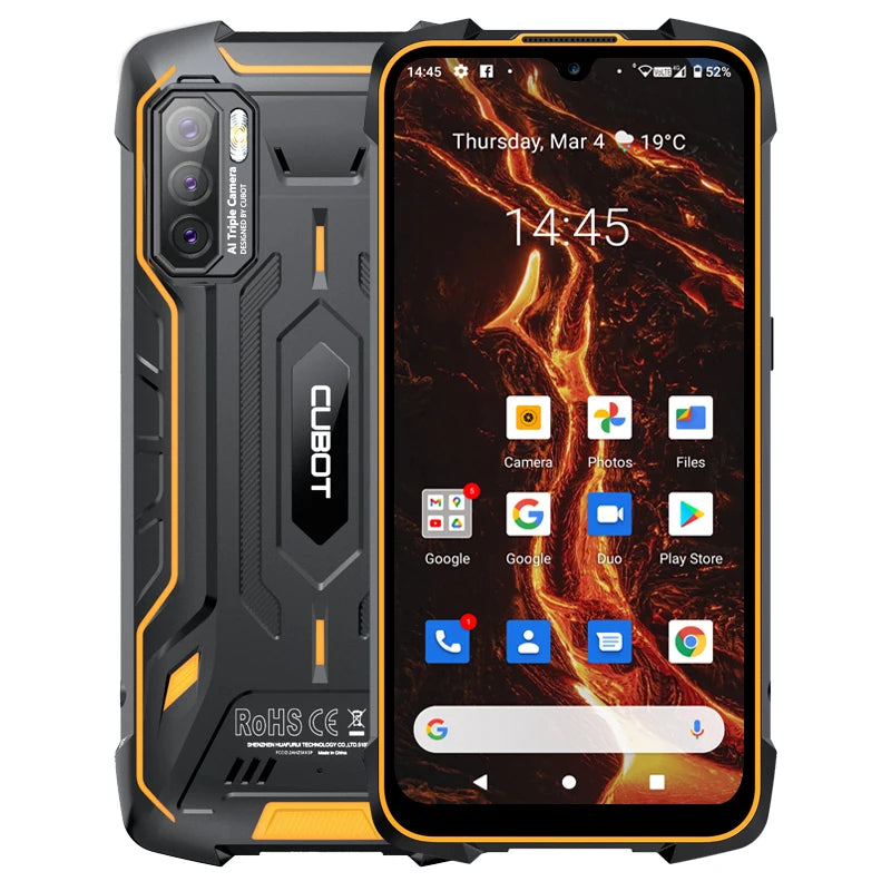 Cubot KingKong 5 Pro IP68/IP69K Waterproof Smartphone Rugged Phone 8000mAh 48MP Triple Camera Android 11 NFC 64GB Global 4G LTE