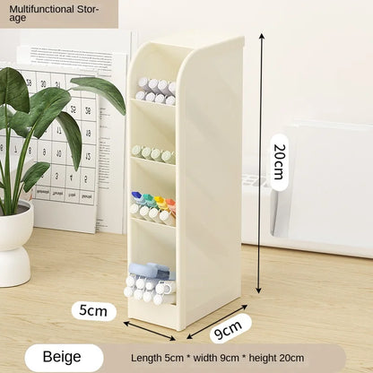 Pen Organizer Desk Organization Cute Desk Pencil Markers Cup Holder Storage Box Set Multi-Functional Stationary for Home Office