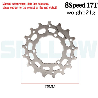 Mountain Bicycle Flywheel Teeth 11T 12T 13T 14T 15T 16T 17T 18T 19T 21T 8 SpeedSteel Freewheel Gear Denticulate Repair Parts