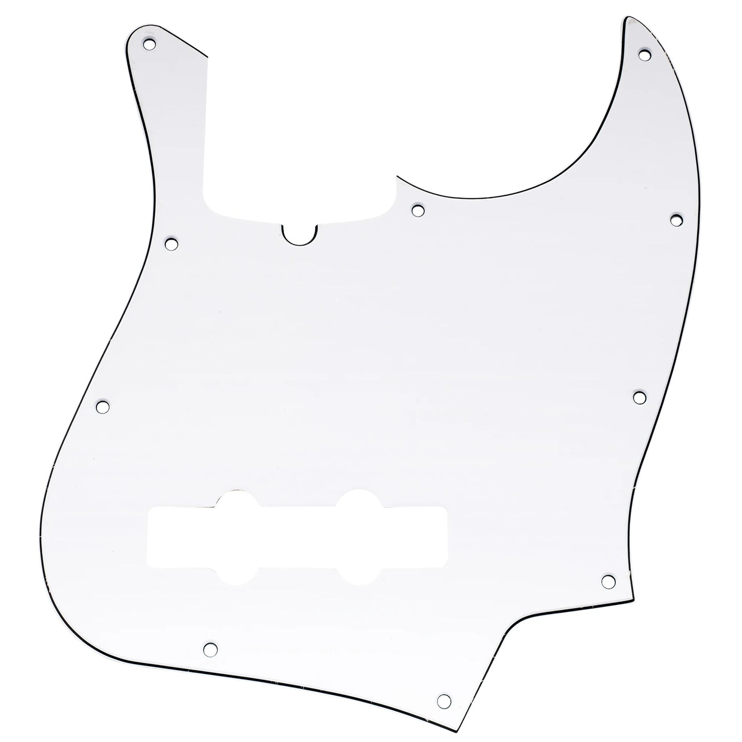 Musiclily Pro 10 Lubang Gaya Moden J Bass Pickguard untuk 4 String American Jazz Bass