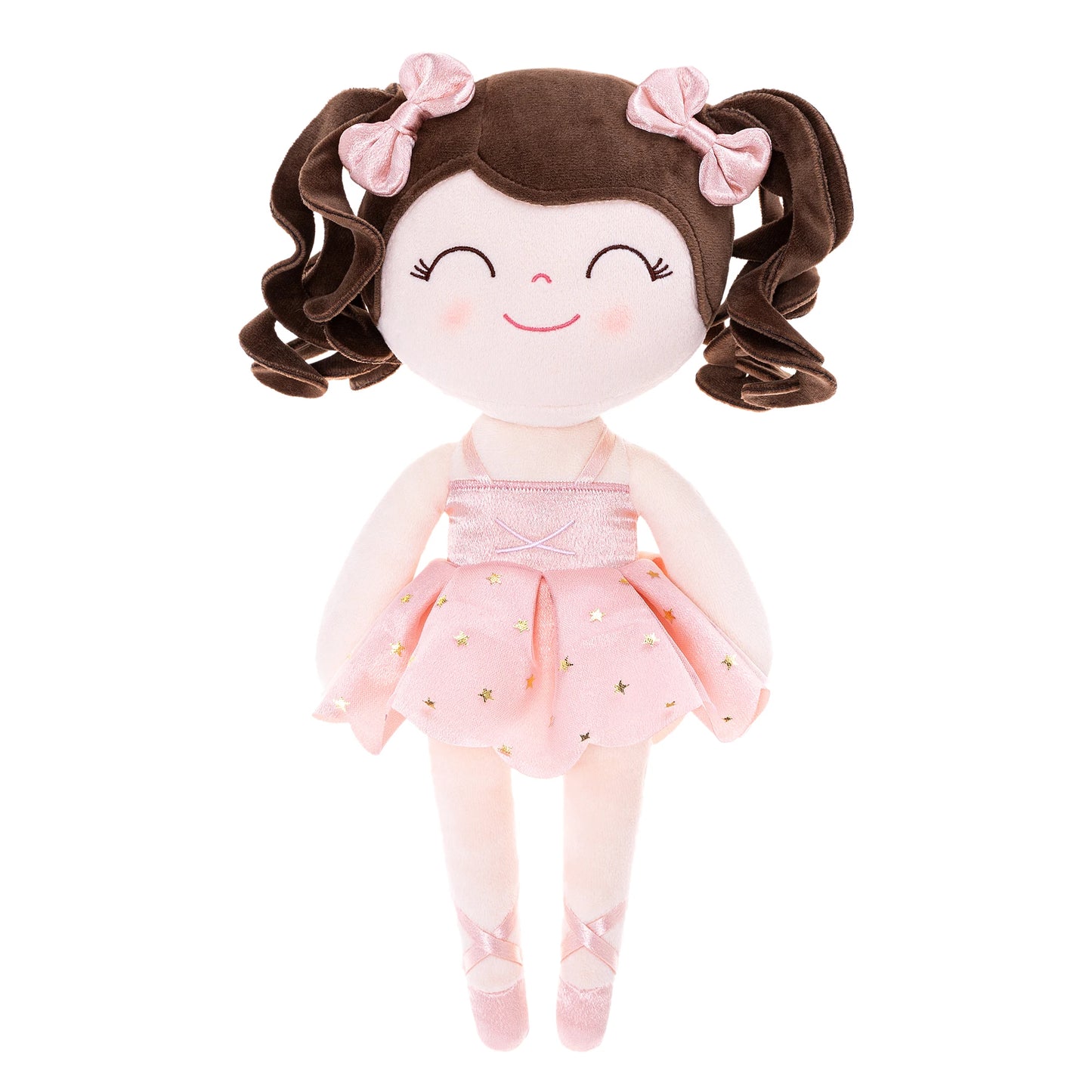 Gloveleya Plush Toys  New Design Ballet Dancer Dolls Curls Dolls Dreaming Girl Gifts for Kids Soft Toys Girl‘s Birthday Gift