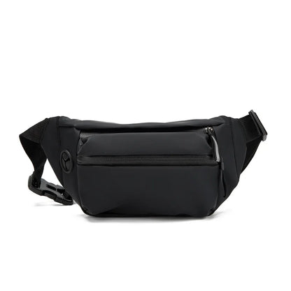 Men Chest Bag Fashion Trend Shoulder Breast Belt Bag Sports Husband Sports Waterproof Travel Sling Side Chest Bag for Men Pouch