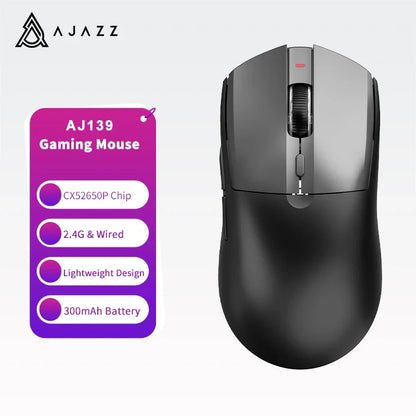 AJAZZ AJ139 Wireless Mouse with Mousepad CX52650P Chip Gaming Chipset 16000DPI Professional Gaming Mouse Mouse Pad for PC Laptop